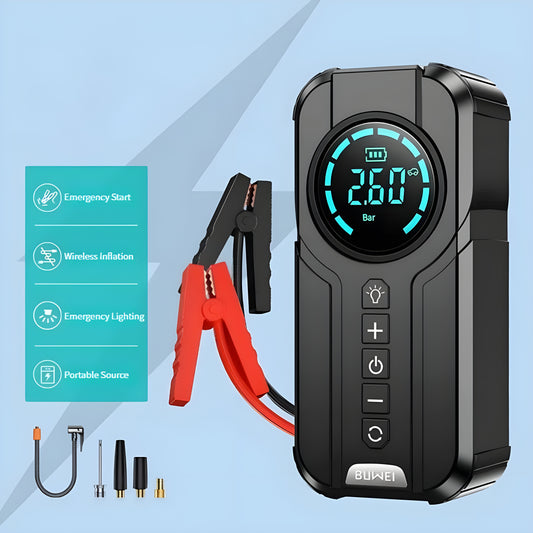 Jump Starter With Air Pump